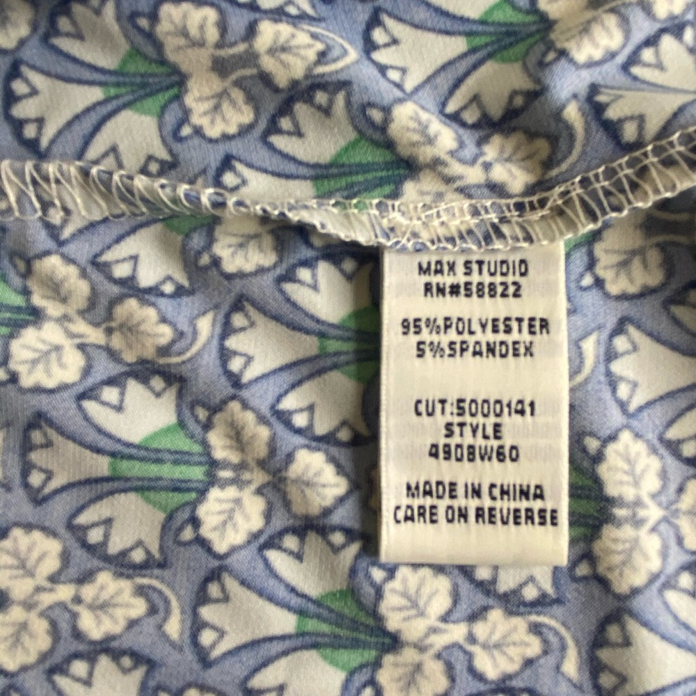 NWT MAX STUDIO WRAP DRESS - Picture 7 of 9